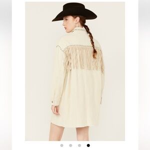 Women’s corduroy western style shacket or dress